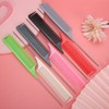 7pcs RatTail Hairdressing Styling Comb FineTooth Salon Dyeing Tinting Hair