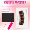 Solid Red Press on Toenails Short Square, Spring Summer Glossy