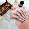 Marble Makeup Brushes Set 12 PCS with 2 Blending Sponges