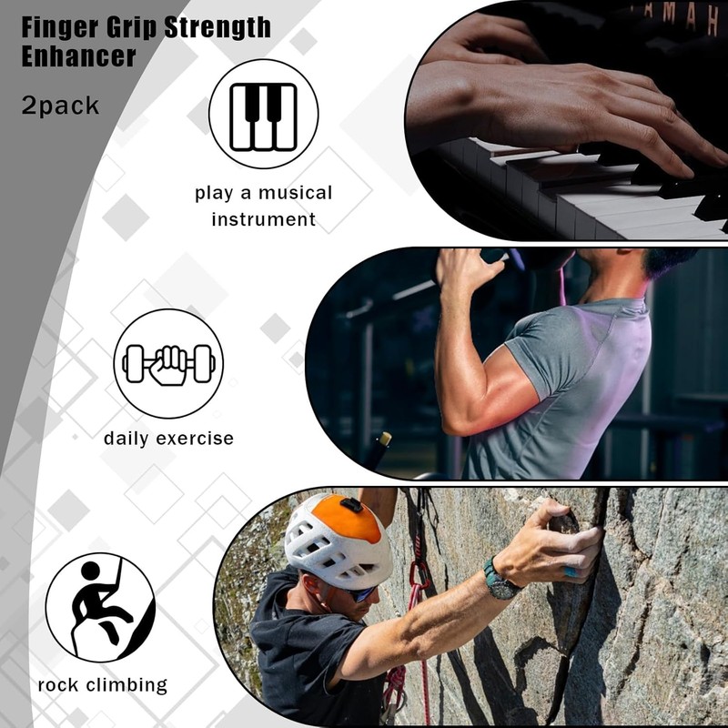 Hand Grip Strengthener, Finger Exercise Trainer, Strength Training Device for
