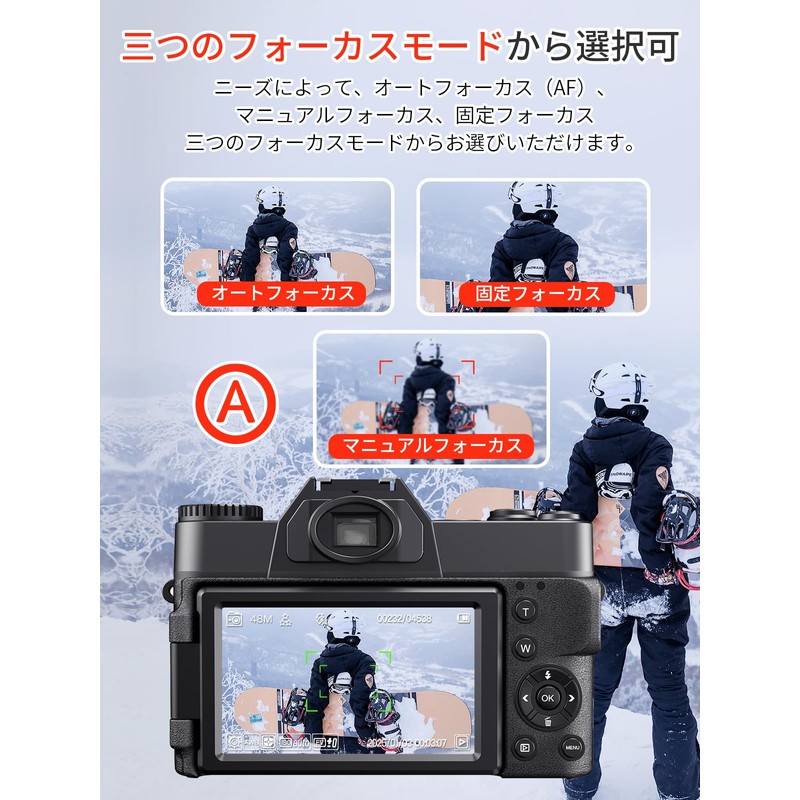 Moledro Digital Camera, 4K Digital Camera, Wifi Transfer Function, 48