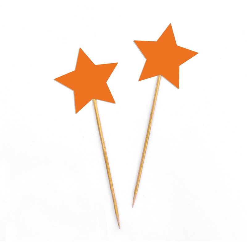 Darling Souvenir, Star Shape Cupcake Toppers, Birthday Wedding Party Dessert