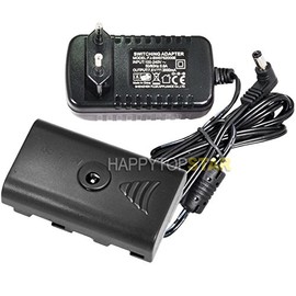 110V/220V 2 Meters AC Adapter Adaptor Power Dummy Battery for Sony NP-F970 F960 F770 F750 F550 for Video Photo LED Light Monitor