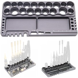 ShareGoo Alumium RC Car Tools Storage Rack Screwdriver Holder Organizers Stand Holder for RC Car Truck Quadcopters