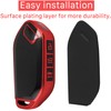 Kirsnda for kia Key Fob Cover with keychian,TPU Protection Key
