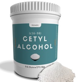 9.6 Ounce Cetyl Alcohol for Making Lotions, Premium Cetyl Alcohol Granules, Smooth and Emollient, Fresh and Pleasant, Suitable for Making Conditioners, Scrubs, Creams and More