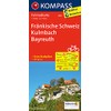 KOMPASS Fahrradkarte 3096 Fränkische Schweiz, Kulmbach, Bayreuth 1:70.000: GPS-genau