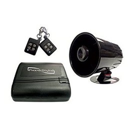 PhoenDigit PD-144 Remote Controlled Vehicle Alarm System With Dual Stage Shock Sensor