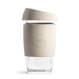 JOCO Cup 16oz - Eco-innovative Borosilicate Glass Reusable Classic Cup - (Sandstone)