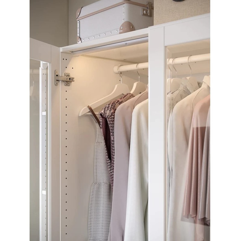 I-K-E-A KOMPLEMENT PAX Wardrobe Clothes Rail, White Closet Rod Hanging