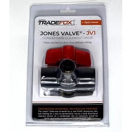 Supco Tradefox Jones Valve JV1 Condensate Cleanout Valve - NEW