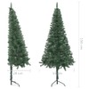 vidaXL Corner Artificial Christmas Tree with LEDs & Ball Set,