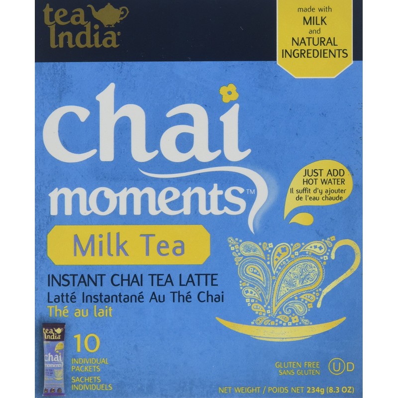 Tea India, Chai Tea Latte Mix, 10 Bags