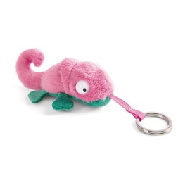 NICI 48962 Key Ring Pink Chameleon Candymon Green, 8 cm