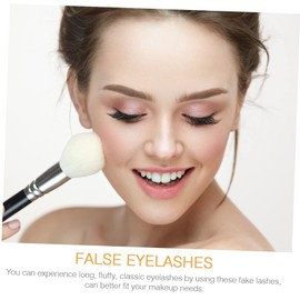 Healeved 10pairs Curl False Eyelashes for Women Natural Lashes for Daily Use Easy to Apply Lightweight and Comfortable Makeup Accessory