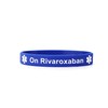 On Rivaroxaban Medical Alert Wristband Blood Thinner Awareness (Pack of