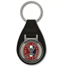BOY SCOUT EAGLE SCOUT ONCE A EAGLE ALWAYS A EAGLE CHALLENGE COIN FOB KEY CHAIN