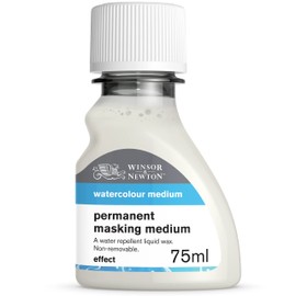 Winsor & Newton Watercolor Medium, Permanent Masking Medium, 75ml (2.5-oz) Bottle