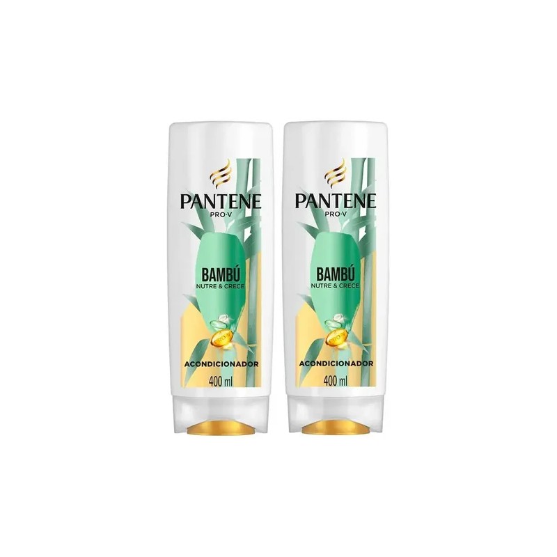 Acondicionador Pantene Pro Bambú Nutre Crece 400ml