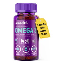 Omega 3 3420 Mg Con Vitamina E Con Epa Y Dha 60 Cápsulas