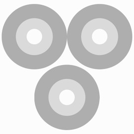 Wood Turning Chisels Carbide Tips 16mm Round, Woodturning Tungsten Carbide Inserts Tips for DIY Woodworking Lathe, Axe Carbide Turning Tool, Full&Pro-Size Finishers(Cutter Ci0), 3Pcs