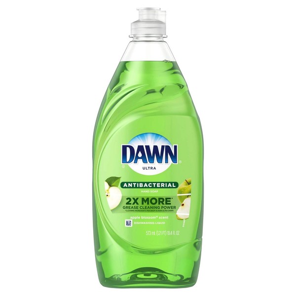 2 Pk. Dawn Ultra Antibacterial Dishwashing Liquid, Apple Blossom 19.4 (38.8 Fl. Oz. Total)