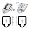Ycsmyyds 2Pcs Tool Box Latch Truck Toolbox Lock with Gasket,