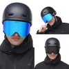 Actics Falcon 1 Black Ski Goggles with NASA-Engineered Revo Interchangeable