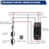 Uadme Vertical Float Switch, 110 V 150 mm Double Ball