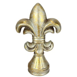 Flair Flower Decorative Object French Lily Decorative Ornament Trophy Bust Decoration Nostalgia Vintage Table Decoration Figure Decorative Lily Old Gold Country House Garden Figure Gift Garden