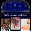 256W Nail Gel Curing Lamp Various Time Setting Detachable Bottom