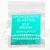 Clear Non-Latex 100 counts, Intraoral Elastic Bands Orthodontic Elastics Dental