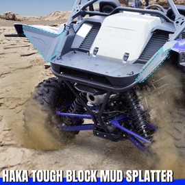 HAKA TOUGH Rear Mud Flaps for Yamaha YXZ 1000 Accessories 2019-2024, Extended Mud Guards for YXZ 1000R (2PCS)