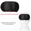Mudder Blindfold Eye Mask Shade Cover for Sleeping with Nose