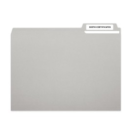 MACO Laser/Ink Jet White File Folder Labels, 2/3 x 3-7/16 Inches, 30 Per Sheet, 1500 Per Box (ML-FF31)