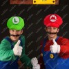 Par de Gorras Mario Bross Y Luigi Gorro Disfraz Fiesta