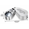 40X Jewelry Loupe for Close-Up Inspection – LED & UV