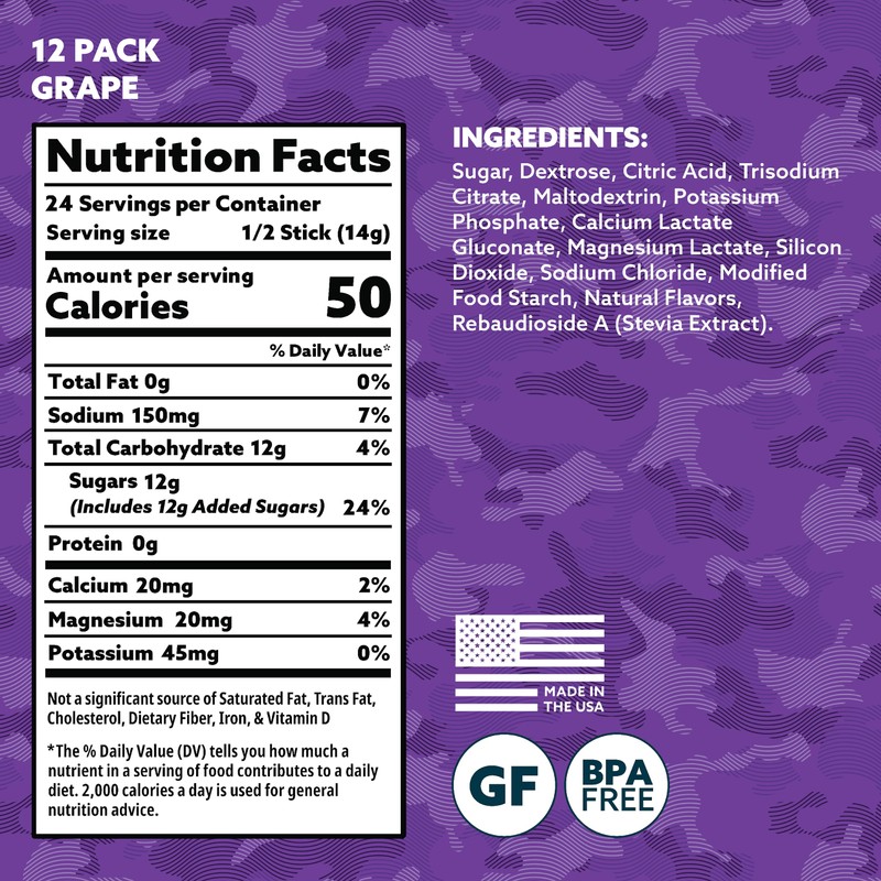 HOIST Electrolyte Drink Mix Powder Sticks – Rapid Rehydration, Military