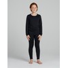 LAPASA Boys Thermal Underwear Set Fleece Lined Long John Base