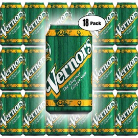 Vernors Ginger Soda, 12oz Can (Pack of 18, Total of 216 Oz)