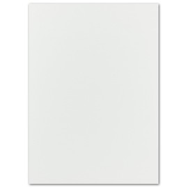 Pack of 50 DIN A4 Cardboard with Linen Structure – Colour: White – 29.7 x 21 cm – 250 g per m² – Single Card without Fold – Ideal for Crafts, Scrapbooking, Greeting Cards