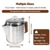 DITOSH 9 Cup Percolator 304 Stainless Steel Coffee Pot Coffee