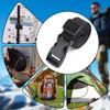 Thinp Pack of 4 Nylon Webbing with Adjustable Buckles 25