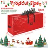 XIMEY Christmas Tree Storage Bag, 180 cm, Red Christmas Tree