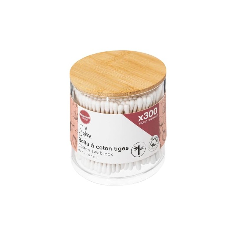 5five - Box of 300 Selena Bamboo Cotton Buds