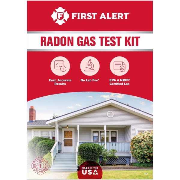 First Alert Radon Gas Test Kit, RD1 | FIRST ALERT