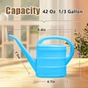 ZXJ Small Plant Watering Can - 1/3 Gallon - Blue