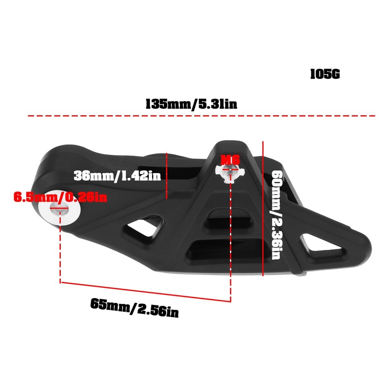 LT Easiyl Motorrad Kettenführungsblock KT04075#001 Kompatibel mit KTM SX 65