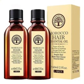 Para Óleo Essencial Capilar Marroquino 60 Ml*2