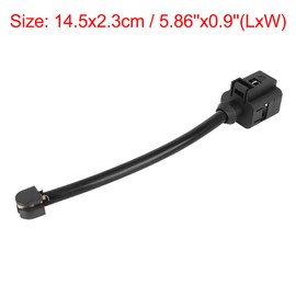 X AUTOHAUX 2pcs 7P0907637C Rear Brake Pad Electronic Wear Sensor Replacement Brake Pad Wear Indicators for Volkswagen Touareg 2011-2016